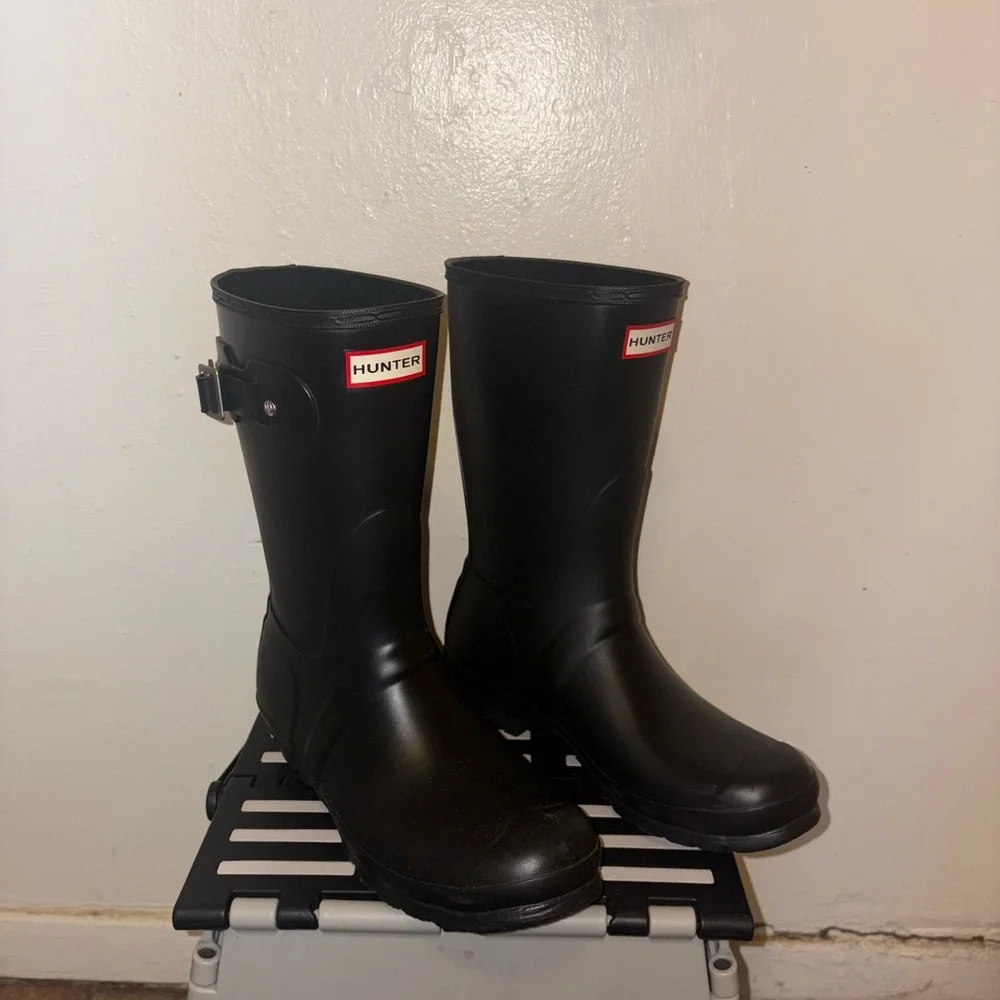 Hunter Black Rain Boots